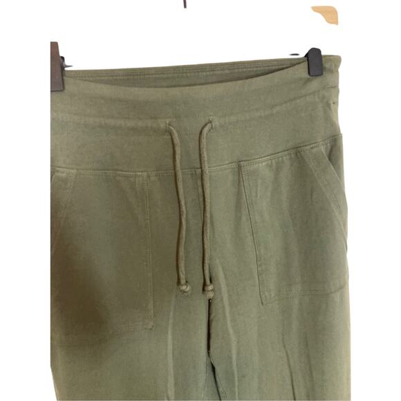 Wild Fable Army Green Slouchy Comfy Knit Cotton Joggers - Picture 2 of 4